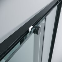 Душевой уголок Grossman Galaxy 100x100x195 300.K33.01.1010.21.00 (черный матовый/прозрачное стекло) - Превью изображения №5 — Интернет-магазин samo.by