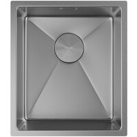 Кухонная мойка ZorG Zerox 38 U / IF Steel - Превью изображения №3 — Интернет-магазин samo.by