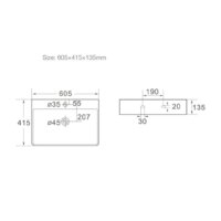 Умывальник SantiLine SL-1003MB - Превью изображения №2 — Интернет-магазин samo.by