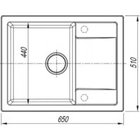 Кухонная мойка ARFEKA ZIA 65 Wet Graphite - Превью изображения №5 — Интернет-магазин samo.by