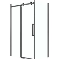 Grossman Classic 120x80x195 120.K33.04.1280.42.00 (графит сатин/прозрачное стекло)