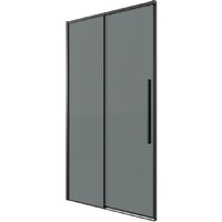 Душевая дверь Grossman Galaxy 100x195 100.K33.01.100.21.10 (черный матовый/стекло тонированное) - Превью изображения №2 — Интернет-магазин samo.by