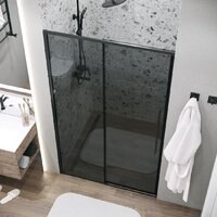 Душевая дверь Grossman Galaxy 100x195 100.K33.01.100.21.10 (черный матовый/стекло тонированное) - Превью изображения №9 — Интернет-магазин samo.by