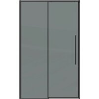 Grossman Galaxy 100x195 100.K33.01.100.21.10 (черный матовый/стекло тонированное)