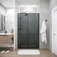 Душевая дверь Grossman Galaxy 100x195 100.K33.01.100.21.10 (черный матовый/стекло тонированное) - Превью изображения №7 — Интернет-магазин samo.by