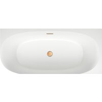 Ванна Wellsee Belle Spa 2.0 160x75 235803004 (пристенная ванна (правая) белый глянец, экран, каркас, сифон-автомат золото) - Превью изображения №4 — Интернет-магазин samo.by