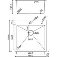 Кухонная мойка Roxen Simple 560220-45 - Превью изображения №16 — Интернет-магазин samo.by