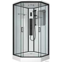 Душевая кабина Niagara NG-6901-01GD Black 90x90x220 (прозрачное стекло) - Превью изображения №2 — Интернет-магазин samo.by