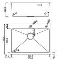 Кухонная мойка Roxen Simple 560220-65 - Превью изображения №14 — Интернет-магазин samo.by