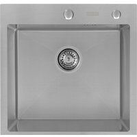 Кухонная мойка ARFEKA ECO AR мойка 500*500, коландер, роллер-мат, дозатор SATIN - Превью изображения №8 — Интернет-магазин samo.by