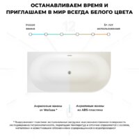 Ванна Wellsee Excellence Pro 140x70 28760501R (пристенная ванна (левая) белый глянец, экран, ножки, сифон-автомат хром) - Превью изображения №7 — Интернет-магазин samo.by