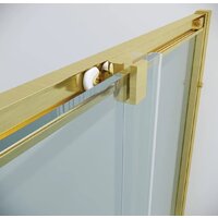 Душевой уголок Grossman Cosmo 80x80x195 300.K33.02.8080.32.00 (золото сатин/прозрачное стекло) - Превью изображения №5 — Интернет-магазин samo.by
