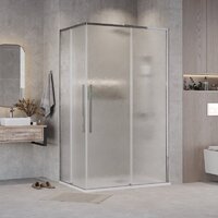 Душевой уголок Grossman Galaxy 90x80x195 300.K33.01.9080.10.02 (хром/шиншилла стекло) - Превью изображения №7 — Интернет-магазин samo.by