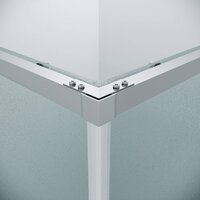 Душевой уголок Grossman Galaxy 90x80x195 300.K33.01.9080.10.02 (хром/шиншилла стекло) - Превью изображения №3 — Интернет-магазин samo.by