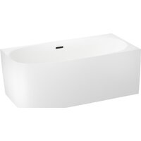 Ванна Wellsee Belle Spa 2.0 160x75 235803003 (пристенная ванна (правая) белый глянец, экран, каркас, сифон-автомат матовый черный) - Превью изображения №2 — Интернет-магазин samo.by
