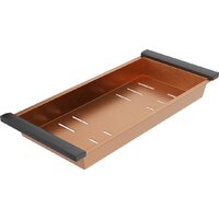 Кухонная мойка Roxen Simple 560220-60BR-V бронза/текстурная PVD покрытие (с коландером и дозатором) - Превью изображения №15 — Интернет-магазин samo.by