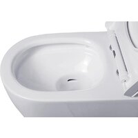 Унитаз подвесной Roxen Porto One Rimless 6 в 1 StounFix Dual Fresh 531880 (кнопка: матовая) - Превью изображения №8 — Интернет-магазин samo.by