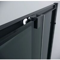 Душевой уголок Grossman Cosmo 80x80x195 300.K33.02.8080.21.10 (черный матовый/тонированное стекло) - Превью изображения №4 — Интернет-магазин samo.by