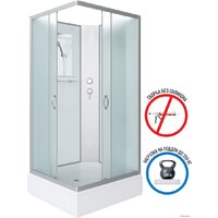 Душевой уголок Niagara NG-33084-14QBK 100x80x215 (матовое стекло) - Превью изображения №3 — Интернет-магазин samo.by
