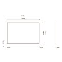  Roxen Зеркало Irida Long 510185-100 100х70 - Превью изображения №9 — Интернет-магазин samo.by