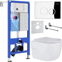 Roxen Porto One Rimless 6 в 1 StounFix Dual Fresh 516917 (кнопка: хром)