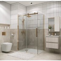 Душевой уголок Grossman Classic 120x90x195 120.K33.04.1290.32.00 (золото сатин/прозрачное стекло) - Превью изображения №6 — Интернет-магазин samo.by