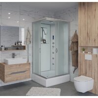Душевой уголок Niagara NG-33084-14QF 100x80x215 (матовое стекло) - Превью изображения №3 — Интернет-магазин samo.by