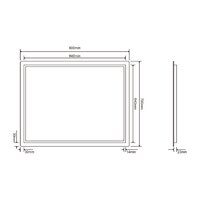  Roxen Зеркало Pure 510175-90 90х70 - Превью изображения №10 — Интернет-магазин samo.by