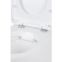 Унитаз подвесной Roxen Antares в комплекте с инсталляцией StounFix Dual Fresh 6 в 1 968454 (кнопка: брашированное золото) - Превью изображения №8 — Интернет-магазин samo.by