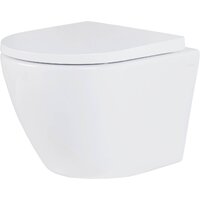 Унитаз подвесной Roxen Antares в комплекте с инсталляцией StounFix Dual Fresh 6 в 1 968454 (кнопка: брашированное золото) - Превью изображения №4 — Интернет-магазин samo.by