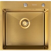 Кухонная мойка ARFEKA ECO AR мойка 500*500, коландер, дозатор GOLD - Превью изображения №4 — Интернет-магазин samo.by