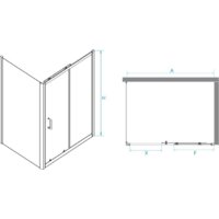 Душевой уголок RGW PA-74B (PA-14B + Z-050-2B) 410874119-14 110x90 (черный/прозрачное стекло) - Превью изображения №2 — Интернет-магазин samo.by