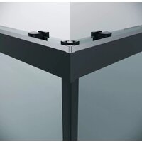 Душевой уголок Grossman Cosmo 80x80x195 300.K33.02.8080.21.00 (черный матовый/прозрачное стекло) - Превью изображения №5 — Интернет-магазин samo.by
