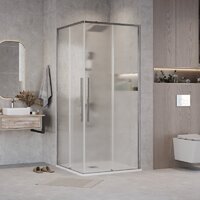 Душевой уголок Grossman Galaxy 90x90x195 300.K33.01.9090.10.02 (хром/шиншилла стекло) - Превью изображения №7 — Интернет-магазин samo.by