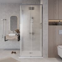 Душевой уголок Grossman Galaxy 90x90x195 300.K33.01.9090.10.02 (хром/шиншилла стекло) - Превью изображения №6 — Интернет-магазин samo.by