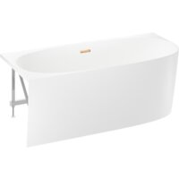 Ванна Wellsee Belle Spa 2.0 160x75 235802004 (пристенная ванна (левая) белый глянец, экран, каркас, сифон-автомат золото) - Превью изображения №2 — Интернет-магазин samo.by