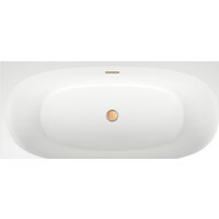 Ванна Wellsee Belle Spa 2.0 160x75 235802004 (пристенная ванна (левая) белый глянец, экран, каркас, сифон-автомат золото) - Превью изображения №4 — Интернет-магазин samo.by