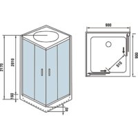 Душевая кабина WeltWasser WW500 Laine 904 - Превью изображения №11 — Интернет-магазин samo.by
