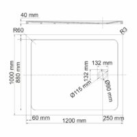 Душевой поддон Wasserkraft Neime 19T10 - Превью изображения №2 — Интернет-магазин samo.by