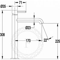 Смеситель Filarete Roun FL6020 (матовое золото) - Превью изображения №14 — Интернет-магазин samo.by