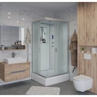 Душевой уголок Niagara NG-33084-14QP 100x80x215 (матовое стекло) - Превью изображения №3 — Интернет-магазин samo.by