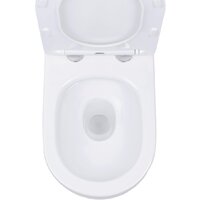 Унитаз подвесной Roxen Antares в комплекте с инсталляцией StounFix Dual Fresh 6 в 1 968451 (кнопка: брашированное золото) - Превью изображения №9 — Интернет-магазин samo.by