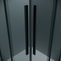 Душевой уголок Grossman Galaxy 100x80x195 300.K33.01.1080.21.10 (черный матовый/тонированное стекло) - Превью изображения №3 — Интернет-магазин samo.by
