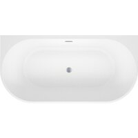 Ванна Wellsee Excellence Pro 180x80 28760401R (пристенная ванна белый глянец, экран, ножки, сифон-автомат хром) - Превью изображения №4 — Интернет-магазин samo.by