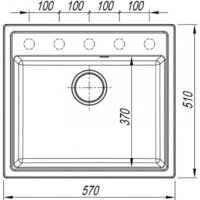 Кухонная мойка ARFEKA Dalago 57 Shadow Grey - Превью изображения №7 — Интернет-магазин samo.by