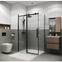 Душевой уголок Grossman Classic 130x70x195 120.K33.04.1370.21.00 (черный матовый/прозрачное стекло) - Превью изображения №15 — Интернет-магазин samo.by