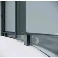 Душевой уголок Grossman Cosmo 90x90x195 301.K33.02.9090.42.00 (графит сатин/прозрачное стекло) - Превью изображения №5 — Интернет-магазин samo.by