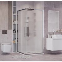Душевой уголок Grossman Cosmo 80x80x195 300.K33.02.8080.10.02 (хром/шиншилла стекло) - Превью изображения №7 — Интернет-магазин samo.by
