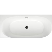 Ванна Wellsee Belle Spa 2.0 160x75 235802003 (пристенная ванна (левая) белый глянец, экран, каркас, сифон-автомат матовый черный) - Превью изображения №4 — Интернет-магазин samo.by