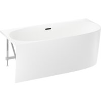 Ванна Wellsee Belle Spa 2.0 160x75 235802003 (пристенная ванна (левая) белый глянец, экран, каркас, сифон-автомат матовый черный) - Превью изображения №2 — Интернет-магазин samo.by
